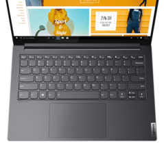 Lenovo Yoga Slim 7i Pro OLED - Teclado de deck. (Fonte da imagem: Lenovo)