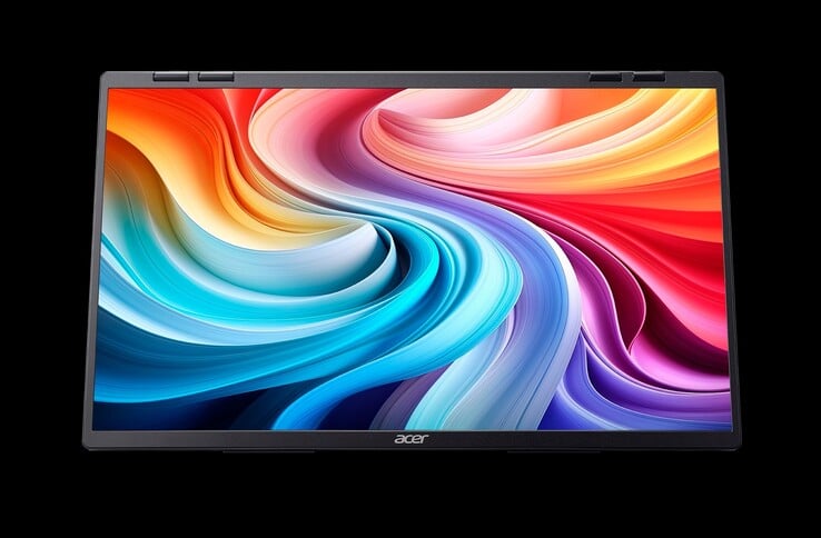 Acer PD243Y E em configuração de tela única. (Fonte da imagem: Acer)
