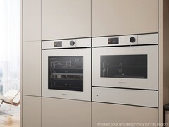 O novo Forno AI Ovenke da Samsung tem uma câmera integrada para monitorar sua comida. (Fonte de imagem: Samsung)