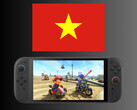 Bandeira do Vietnã acima do console Nintendo Switch 2 (Fonte da imagem: Nintendo of America)