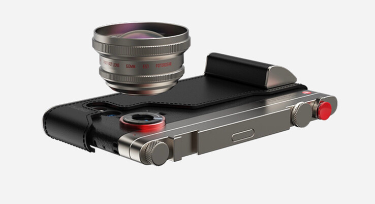 O kit de câmera do Nubia Z80 Ultra também suporta uma montagem de lente opcional. (Fonte da imagem: Nubia)