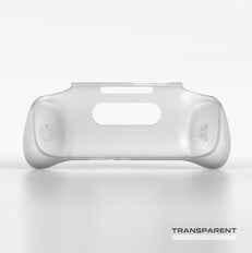 Capa oficial do Retroid Pocket 5 em branco/transparente. (Fonte da imagem: Retroid)
