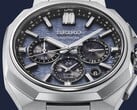 O novo Astron HAB001 da Seiko combina uma caixa angular de titânio com um mostrador texturizado azul gelo e movimento GPS Solar.