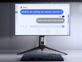 O ROG Swift OLED PG27UCDM pode muito bem apresentar um painel LG WOLED de última geração. (Fonte da imagem: Asus)