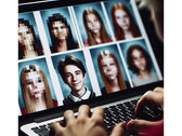 A criação de deepfake é simplificada com aplicativos de IA generativa (imagem simbólica: Bing AI)