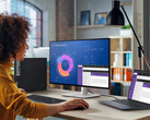 Os novos monitores UltraSharp da Dell oferecem algumas novidades mundiais. (Fonte da imagem: Dell)