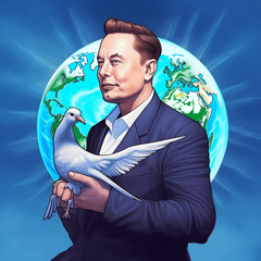 O Twitter de Elon Musk está dando passos rápidos para evoluir para um &quot;aplicativo tudo X&quot;. (Imagem gerada por Midjourney AI)