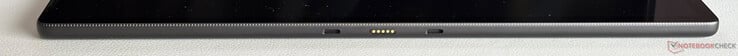 Parte inferior: Conector para capa de teclado