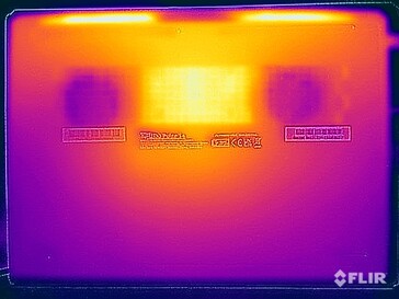 Teste de estresse de temperatura da superfície (parte inferior)