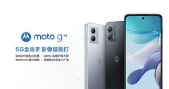 A Moto G53 está disponível em duas cores, espelhando a Moto X40. (Fonte da imagem: Motorola)