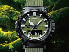 Os relógios Casio Pro Trek PRW-61ANS-3 e PRG-340ANS-3 são cáqui, como o antigo PRW-61Y-3 (foto). (Fonte da imagem: Casio)