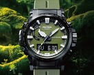 Os relógios Casio Pro Trek PRW-61ANS-3 e PRG-340ANS-3 são cáqui, como o antigo PRW-61Y-3 (foto). (Fonte da imagem: Casio)