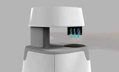 O sistema META Diabet glucoWISE Home Hub usa sensores de ondas de rádio para processar leituras de glicose no sangue. (Fonte de imagem: The Imagination Factory)