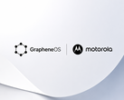 Colaboração entre a Motorola e a GrapheneOS (logotipos exibidos)