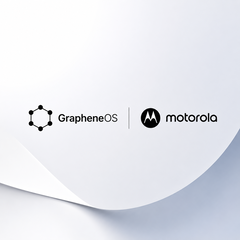 Colaboração entre a Motorola e a GrapheneOS (logotipos exibidos)