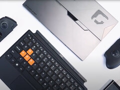 O OneXPlayer X1 Air com seu teclado e controles destacáveis. (Fonte da imagem: One-Netbook)