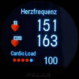 Unite run heart rate and cardio load data