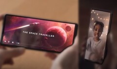 Um smartphone Sony Xperia de 2022 poderia ter uma câmera sob exibição. (Fonte da imagem: Sony - editado)