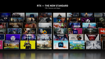 RTX está agora disponível em mais de 130 jogos e aplicativos. (Fonte: NVIDIA)