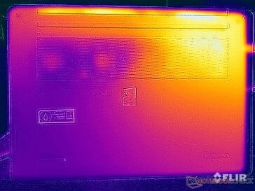 Temperaturas da superfície (parte inferior)
