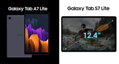 A Samsung lançará pelo menos dois novos tablets em junho de 2021, ambos modelos Lite. (Fonte da imagem: WalkingCat)