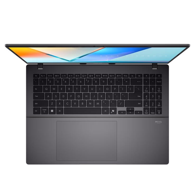 O Vivobook tem um teclado numérico e um touchpad bem grande (Fonte da imagem: Asus)