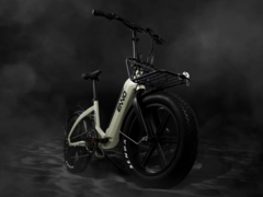 O Blaupunkt Enno Fat Folding E-bike tem pneus largos de 20&quot;. (Fonte da imagem: Blaupunkt)