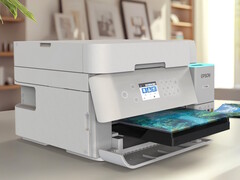 A impressora jato de tinta multifuncional Epson EcoTank ET-3950 é um dos dois novos modelos anunciados com grandes tanques de tinta e ciclos de trabalho elevados para impressão de alto volume em casa ou no trabalho. (Fonte da imagem: Epson)