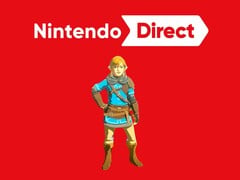 Banner do Nintendo Direct com Link de Ocarina of Time
