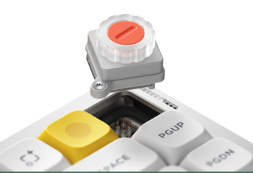 Módulo de botões intercambiáveis NuPhy Air75 V3. (Fonte da imagem: NuPhy)