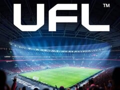 Banner do jogo de futebol americano da UFL (Fonte da imagem: Sony PlayStation com edições)