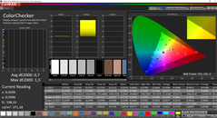 CalMAN ColorChecker calibrado