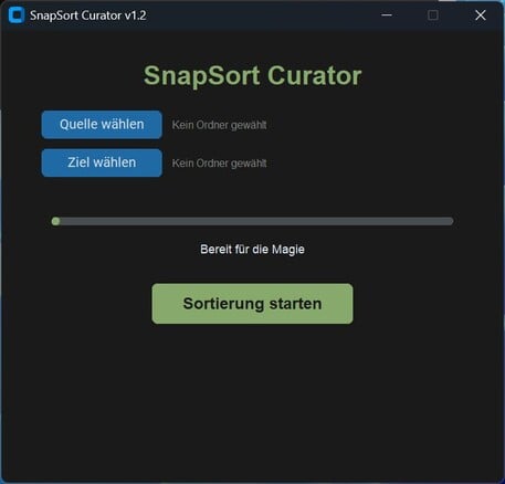 O Snapsort organiza grandes coleções de fotos em pastas com base na data de criação