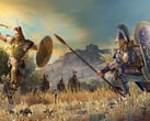 Uma imagem que mostra um duelo entre dois heróis em *A Total War Saga: Troy*.