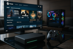 De acordo com um vazamento, o novo Xbox da Microsoft poderia oferecer suporte a lojas de PC, como Steam e GOG. (Fonte da imagem: OpenAI)