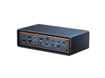 A parte traseira do iVanky FusionDock Max 2. (Fonte da imagem: iVanky)