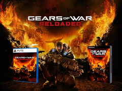 Banner de Gears of War: Reloaded com versões em disco para PS5 e PC (Fonte da imagem: Microsoft Xbox Gaming, Game Espana com edições)