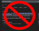 Os resultados do Gemini aparecem a cada clique no botão de pesquisa e desativá-lo é diferente em cada dispositivo, se é que isso é possível (Fonte da imagem: Notebookcheck / Google)
