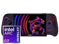 O MSI Claw 8 EX AI+ está entre os primeiros consoles portáteis equipados com o Arc G3 Extreme.