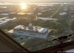 O Edifício Capitol no Microsoft Flight Simulator World Update II: EUA (Fonte: Xbox Wire)