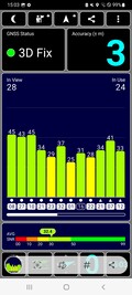 Recepção GPS ao ar livre