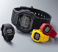 O G-Shock Nano comparado ao DW-5600 normal (Fonte da imagem: Casio)