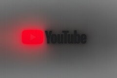 Logotipo do YouTube borrado