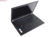 The TravelMate's colors are businesslike.