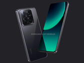 Espera-se que o Xiaomi 14 Pro apresente um design ajustado com quatro câmeras traseiras. (Fonte da imagem: @OnLeaks &amp; 91mobiles)
