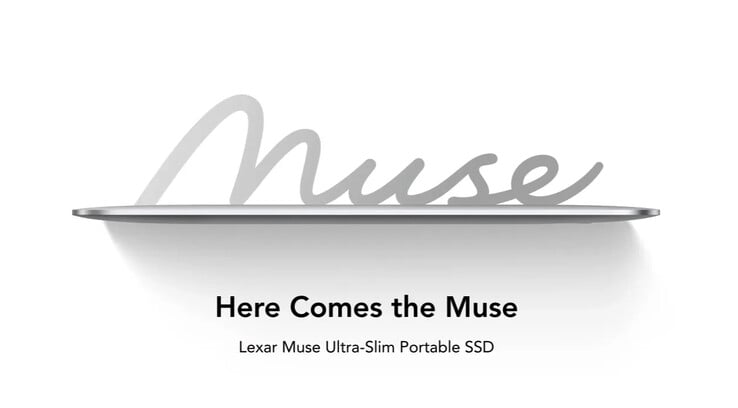 O SSD Lexar Muse estará disponível nas versões de 512 GB e 1 TB.