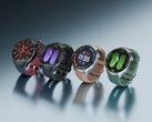 O Moto Watch Ultra em suas quatro opções de acabamento de lançamento.