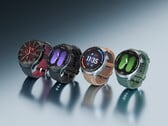 O Moto Watch Ultra em suas quatro opções de acabamento de lançamento.