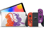 O novo Pokémon Scarlet &amp; Violet Edition Switch OLED. (Fonte: Nintendo)
