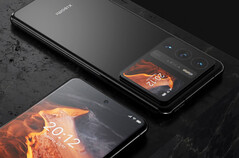 O Xiaomi 12 Ultra, como imaginado pela LetsGoDigital & Tehnizo Concept. (Fonte da imagem: LetsGoDigital)